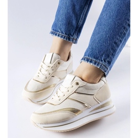 D/GMR Beige sneakers på Nutter-plattformen 2