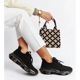 D/GMR Svarta plattformssneakers Goe JJ2N4080 1