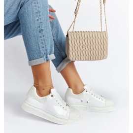 D/GMR Vita sneakers med strass Goe NN2N4011 1