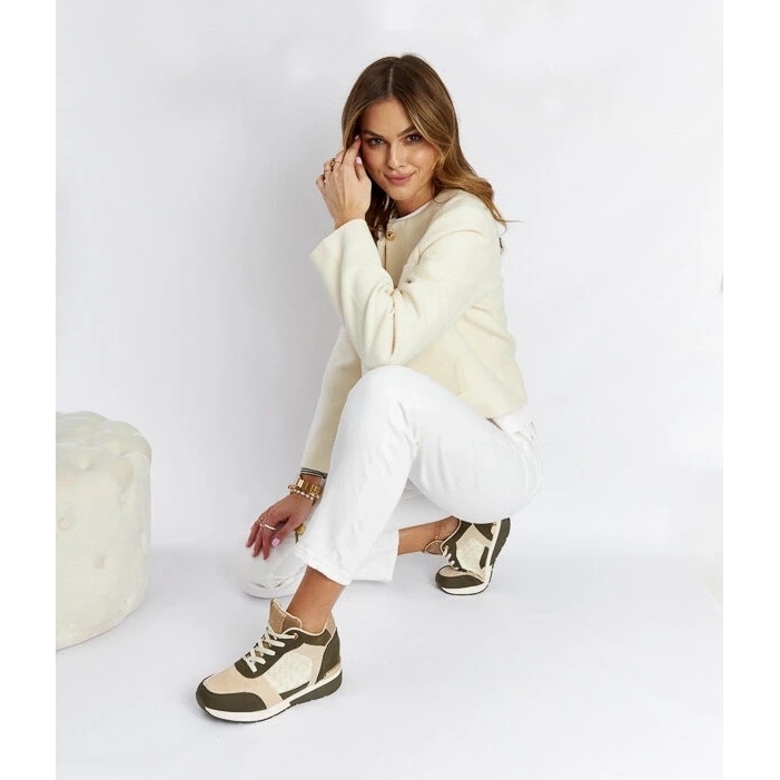 D/GMR Gröna Chestnut wedge sneakers 2