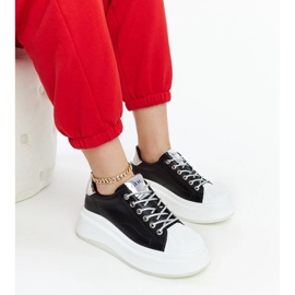 D/GMR Svarta plattformssneakers Goe NN2N4034 1