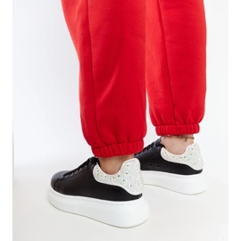 D/GMR Svarta sneakers på Goe JJ2N4052 -plattformen 2