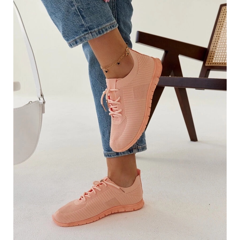 D/GMR Rosa tyg sneakers från Erminio 2