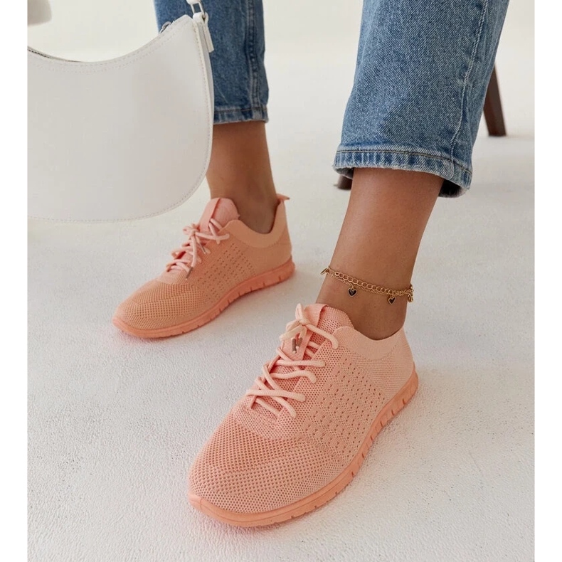 D/GMR Mairago sneakers i rosa tyg 1