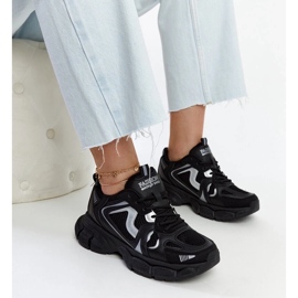 D/GMR Svarta sneakers med massiv Jacobine-sula 1