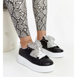 D/GMR Svarta sneakers på en hög plattform Rensje 1