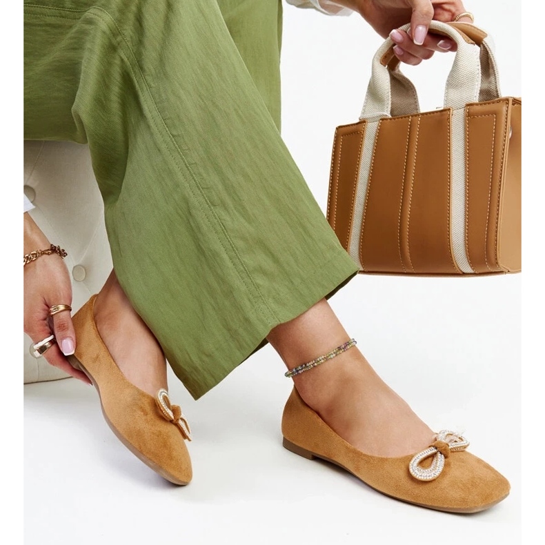 D/GMR Bruna balettlägenheter med rosett av Gaillou 2