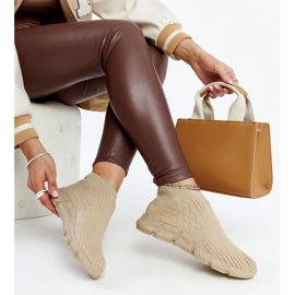 D/GMR Mörkbeige lätta sportsneakers från Vaclav 2