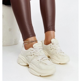 D/GMR Ljusbeiga sportsneakers från Feaven beige 2