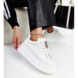 D/GMR Karino vita läder sneakers 2