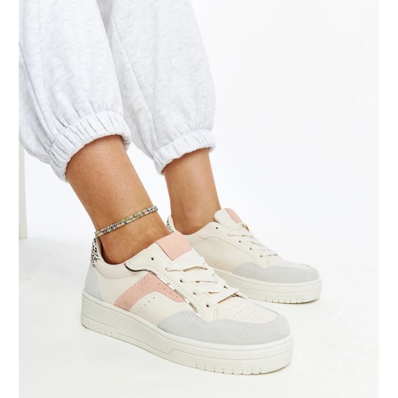 D/GMR Vita Walda platåsneakers beige 2