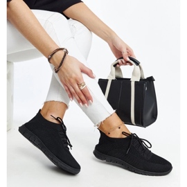 D/GMR Zahira sneakers i svart tyg 2