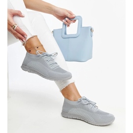 D/GMR Sneakers i grått Zahira-tyg 2