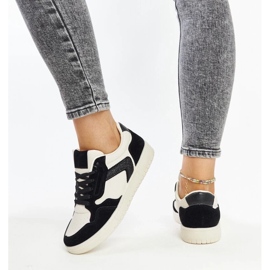 D/GMR Juwan vita och svarta glitter sneakers 2