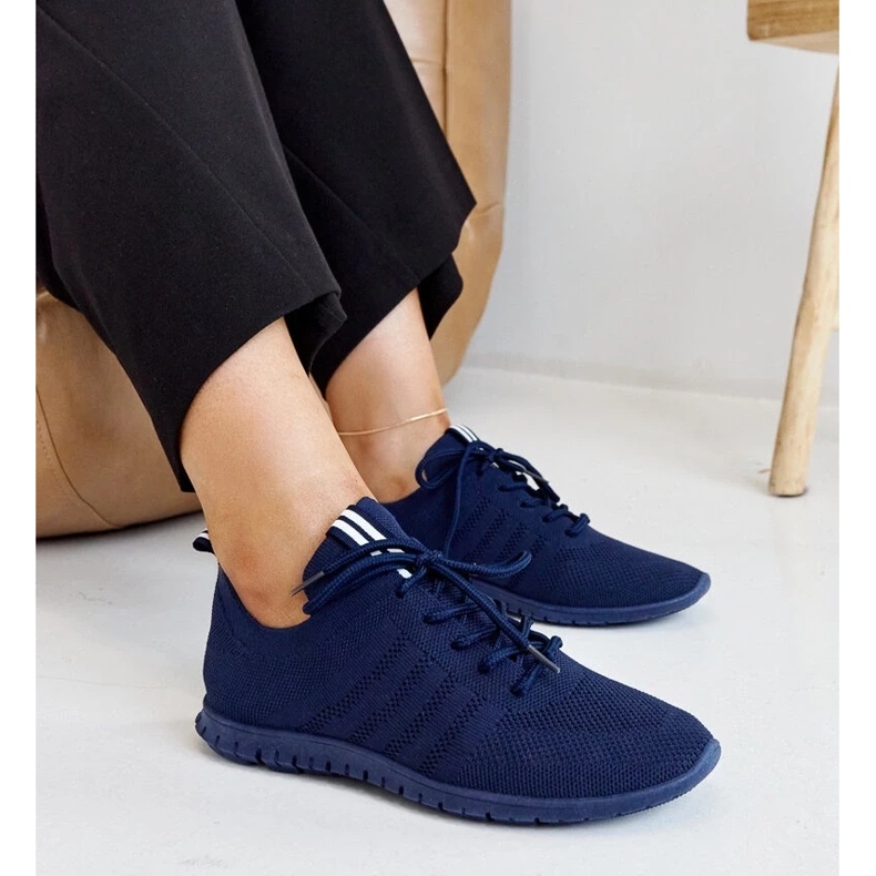 Marinblå Shukornia sportsneakers 2