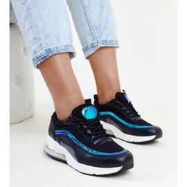 Svarta sneakers med Jelek hologram 1