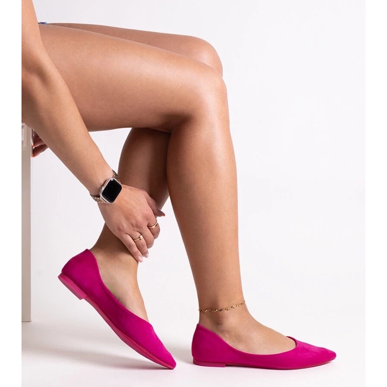 Mays spetsiga tå-balett rosa 2