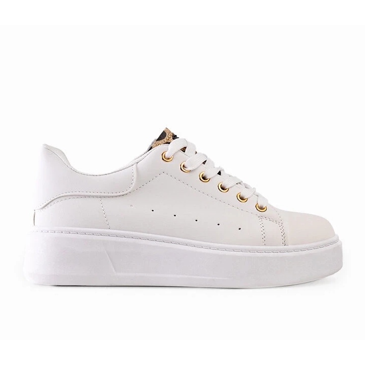 D/CEO Vita sneakers med iögonfallande Asmait-dekoration 2