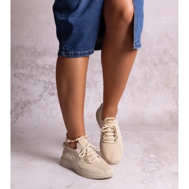 D/CEO Beige Khitam sport sneakers 1