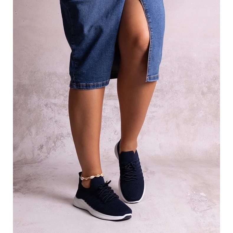 D/CEO Marinblå Muaza sportsneakers 2