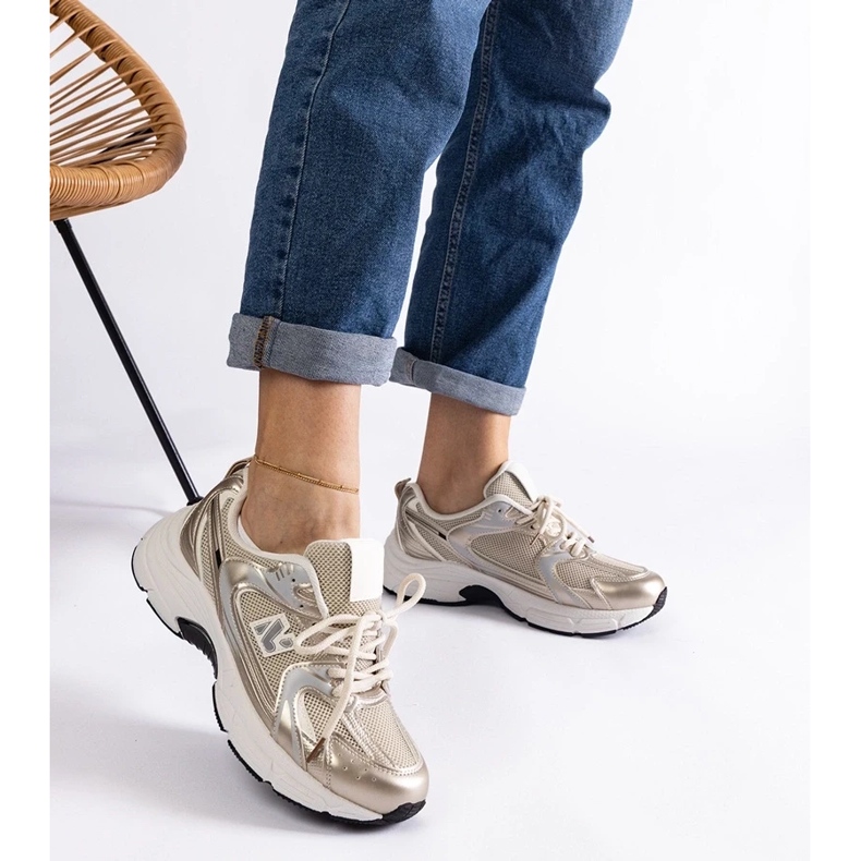 D/CEO Sneakers sneakers sneakers gyllene sportskor 2