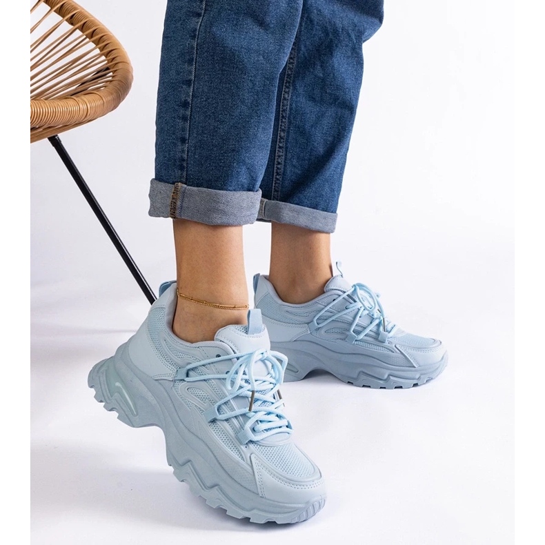 D/CEO Blå sportsneakers med en massiv Roxana-sula 2