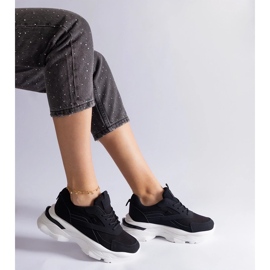 D/CEO Svarta sneakers med tjockare sula från Guerrera 2