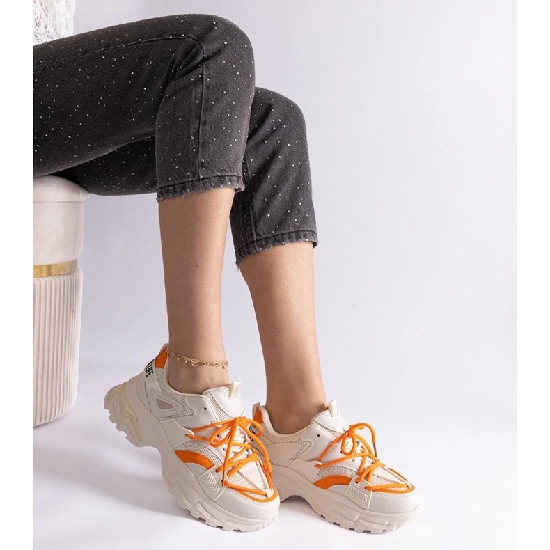 D/CEO Beige sport sneakers Sulamita 2