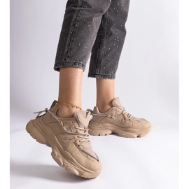 D/CEO Mörkbeige damsportsneakers Ivett 2