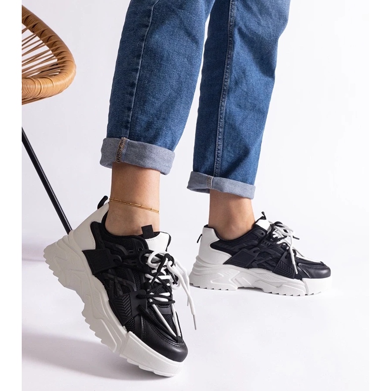 D/CEO Svarta damsportsneakers Alva 2