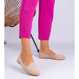 D/CEO Beige Classic Ballerinas från Ekozamsz Valensia 2