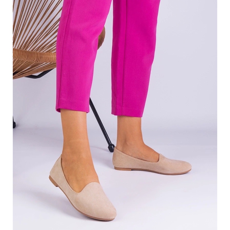 D/CEO Beige Classic Ballerinas från Ekozamsz Valensia 2