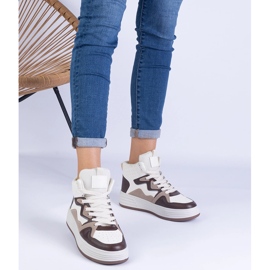 Bruna kvinnors sportsneakers 1