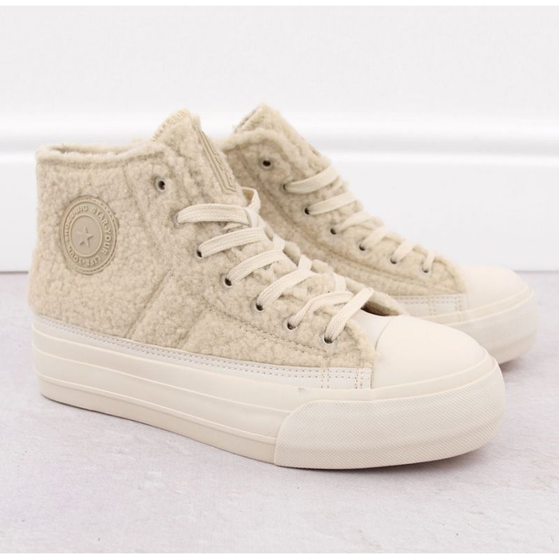 Big Star Int2050B isolerade sneakers beige 1