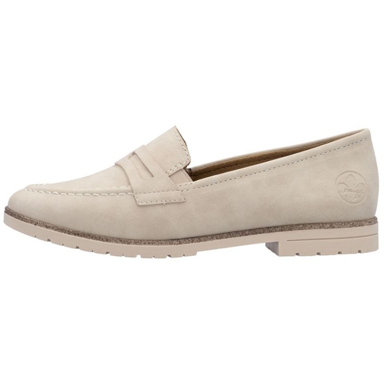 Kvinnors loafers Rieker 45300-62 Beige 1