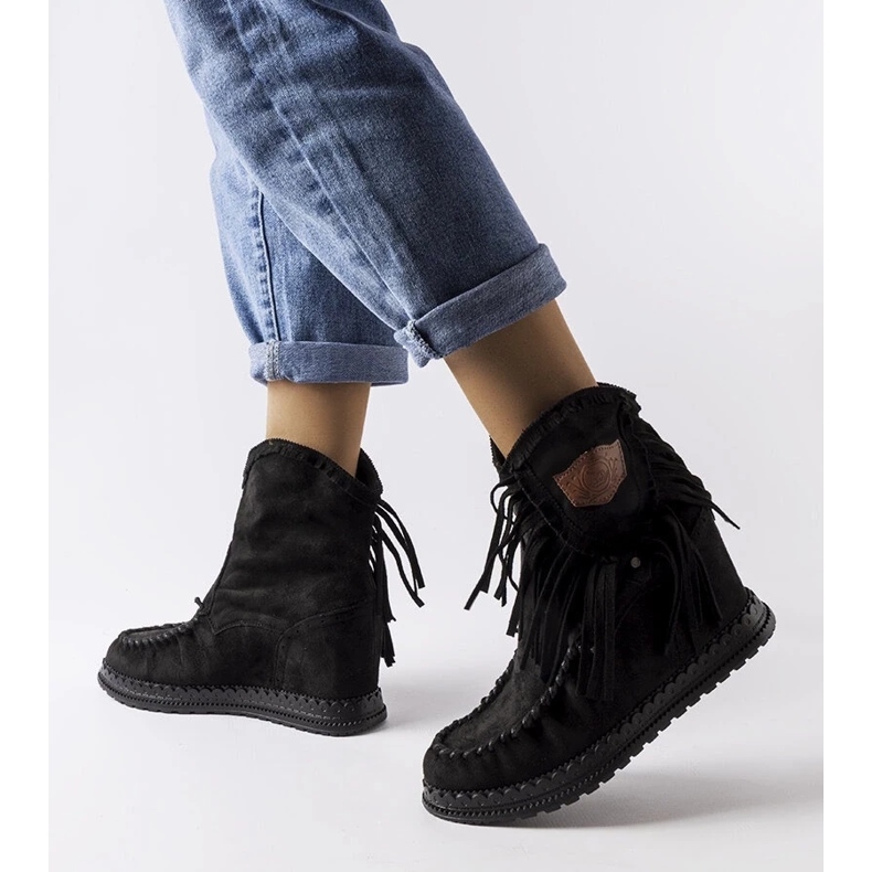 D/CEO Svarta kilstövlar från Giudice 1