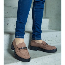 D/CEO Vinceza loafers i brun mocka 2