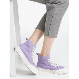 Kvinnors arvel lila sneakers violett 2