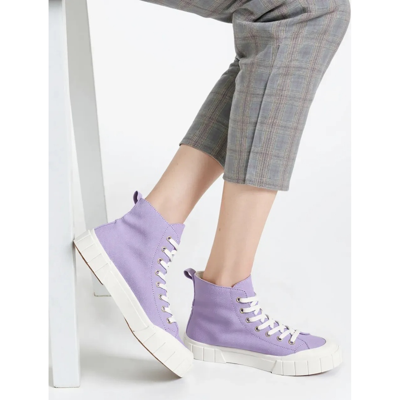 Kvinnors arvel lila sneakers violett 2