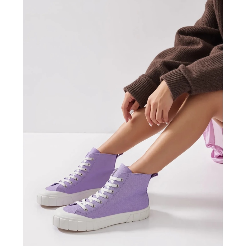 Kvinnors arvel lila sneakers purpur 1