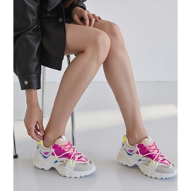 Kvinnors sneakers Zelora Rose Red mångfärgad 2