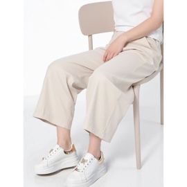 Kvinnors sneakers azora guld gyllene 2