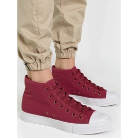 Kvinnors livio vin röda sneakers 1