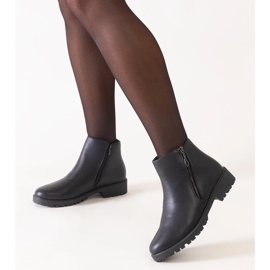 D/CEO Svarta stövlar med metallinlägg, Branda eko-läder 2