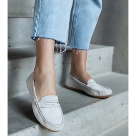 D/CEO Grå mockasiner gjorda av Cellarengo eko-mocka 2