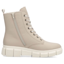 Rieker kvinnors stövlar med RKR557B -beige 1