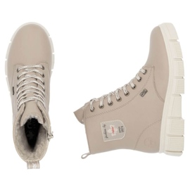 Rieker kvinnors stövlar med RKR557B -beige 8