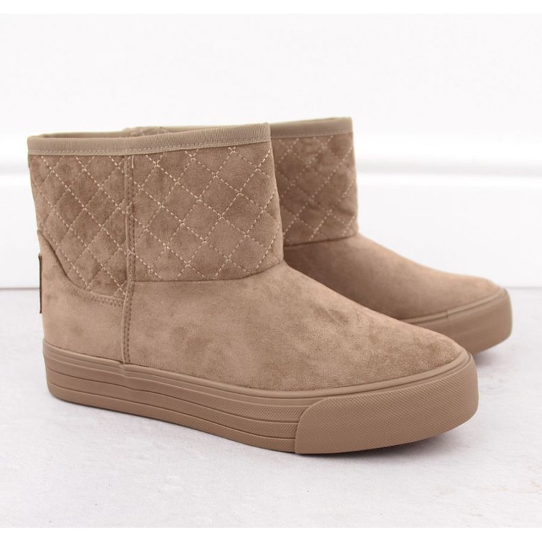 Kvinnors snöstövlar Big Star Int2041B Beige 1