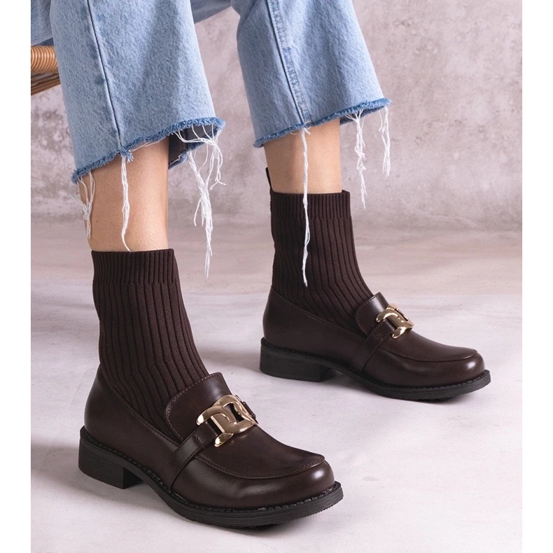 D/CEO Bruna stövlar med ovandel i tyg från Krisa 1