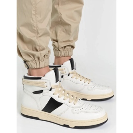 Kvinnors sneakers wysokie rubio vit/svart 2